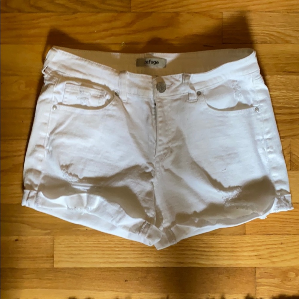 White shorts